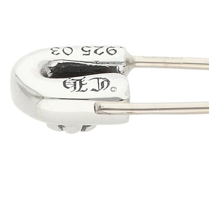 Chrome Hearts ER Safety Pin Silver Earrings — view 4
