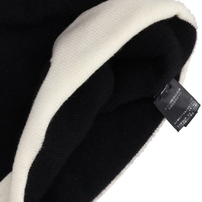 Chanel CC Logo Cashmere Beanie Knit Hat — view 3