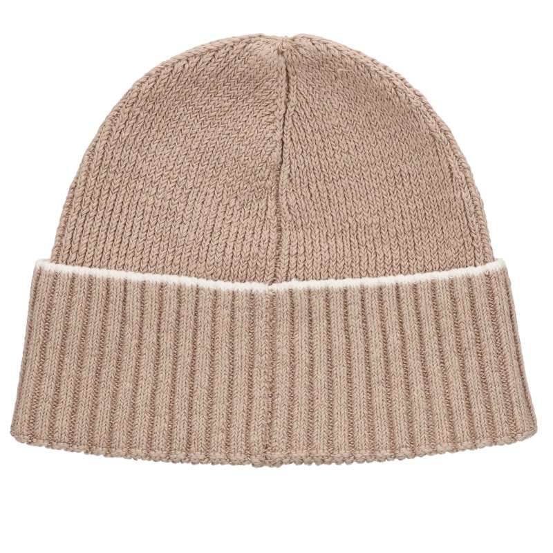 Loewe Linen Mixed Anag Lambskin Tab Beanie Hat — view 2