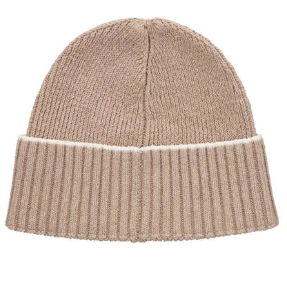 Loewe Linen Mixed Anag Lambskin Tab Beanie Hat — view 2