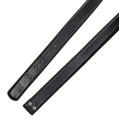 Chrome Hearts 1.5 Strap Scroll Label Rivets Leather Belt — view 3