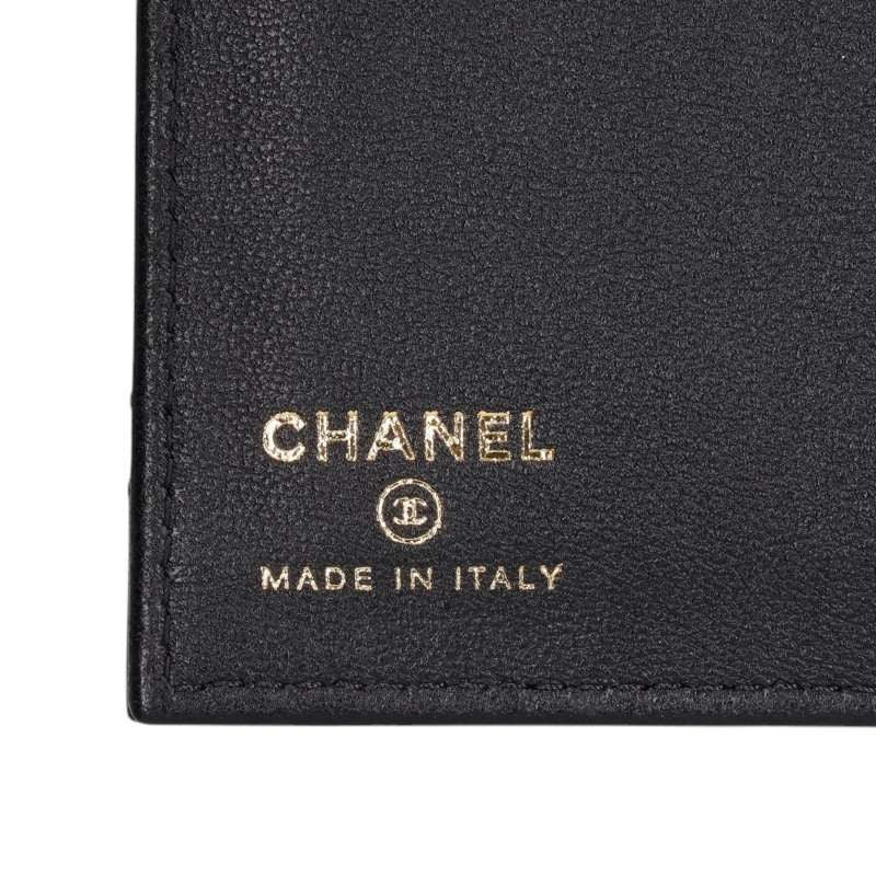 Chanel CC Logo Leather Pass Case Messenger — view 4