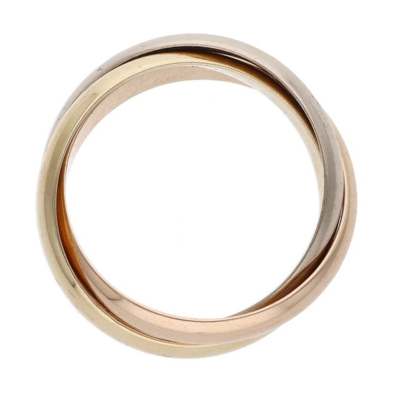 Cartier Trinity Classic 18k Yellow Gold PG WG Ring — view 4