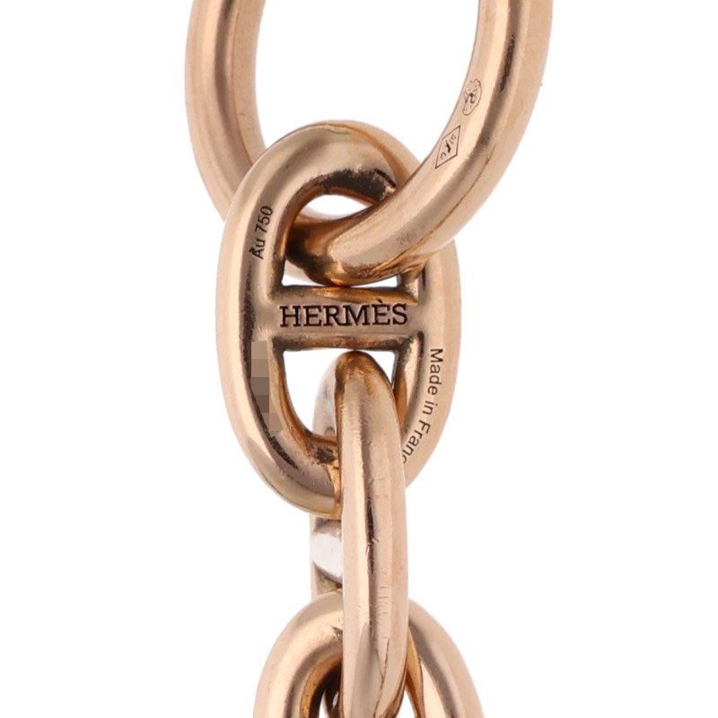 Hermes Chaine D'ancre PM Pink Gold Bracelet — view 3