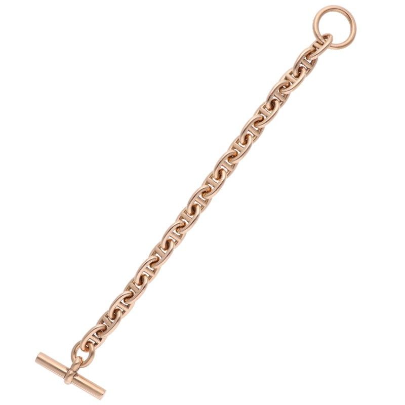Hermes Chaine D'ancre PM Pink Gold Bracelet — view 2