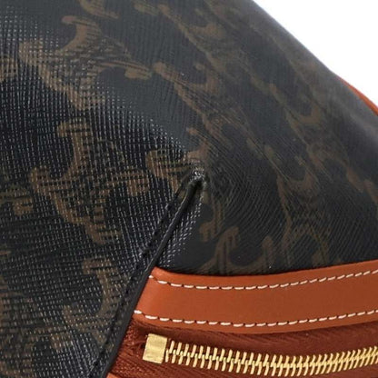 Celine Triomphe Canvas Chain Clutch — view 4