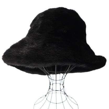 Louis Vuitton Mink Bucket Hat LV Cozy Black — view 2