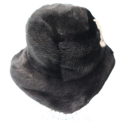 Louis Vuitton Mink Bucket Hat LV Cozy Black — view 3