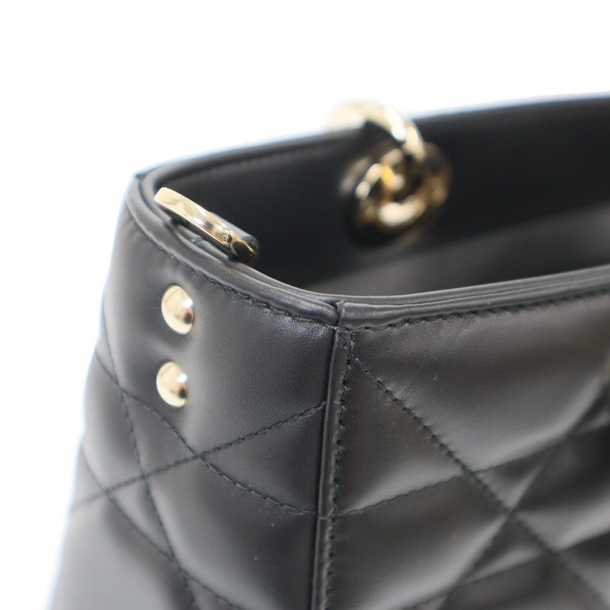 Dior Lady D-sire Cannage Medium 2-Way Shoulder Bag Black — view 8