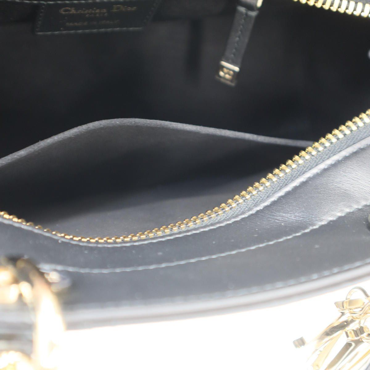 Dior Lady D-sire Cannage Medium 2-Way Shoulder Bag Black — view 7