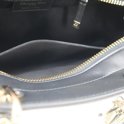 Dior Lady D-sire Cannage Medium 2-Way Shoulder Bag Black — view 7