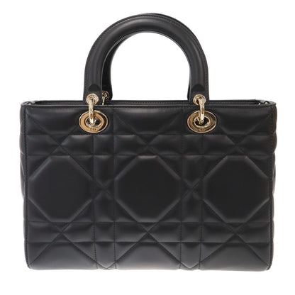Dior Lady D-sire Cannage Medium 2-Way Shoulder Bag Black — view 2