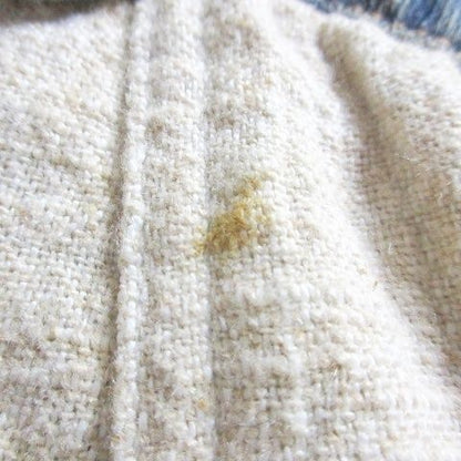 Dolce & Gabbana Archive Denim Jacket Leopard Lining Distressed Linen JP L 44 — view 7