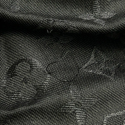 Louis Vuitton Shawl Monogram Noir Wool Silk Scarf — view 5