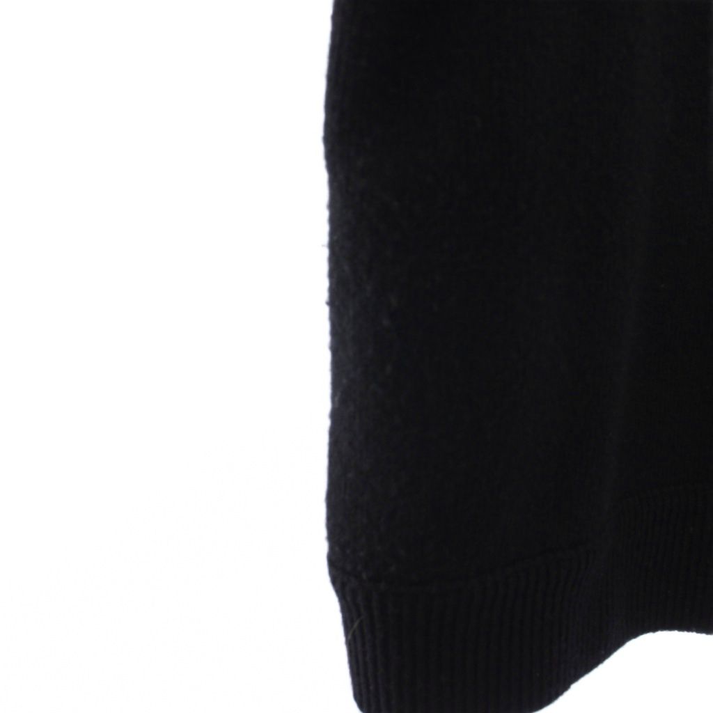 Moncler Cardigan Tricot Down Contrast Knit Long Sleeve Zip Up Black S — view 8