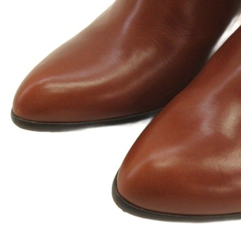 Louis Vuitton Leather Short Boots Buckle Brown — view 4
