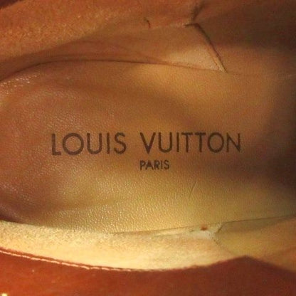 Louis Vuitton Leather Short Boots Buckle Brown — view 7