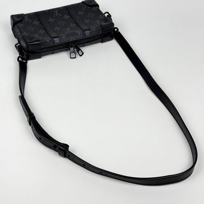 Louis Vuitton Soft Trunk Wallet Shoulder Bag Monogram Eclipse Noir — view 8