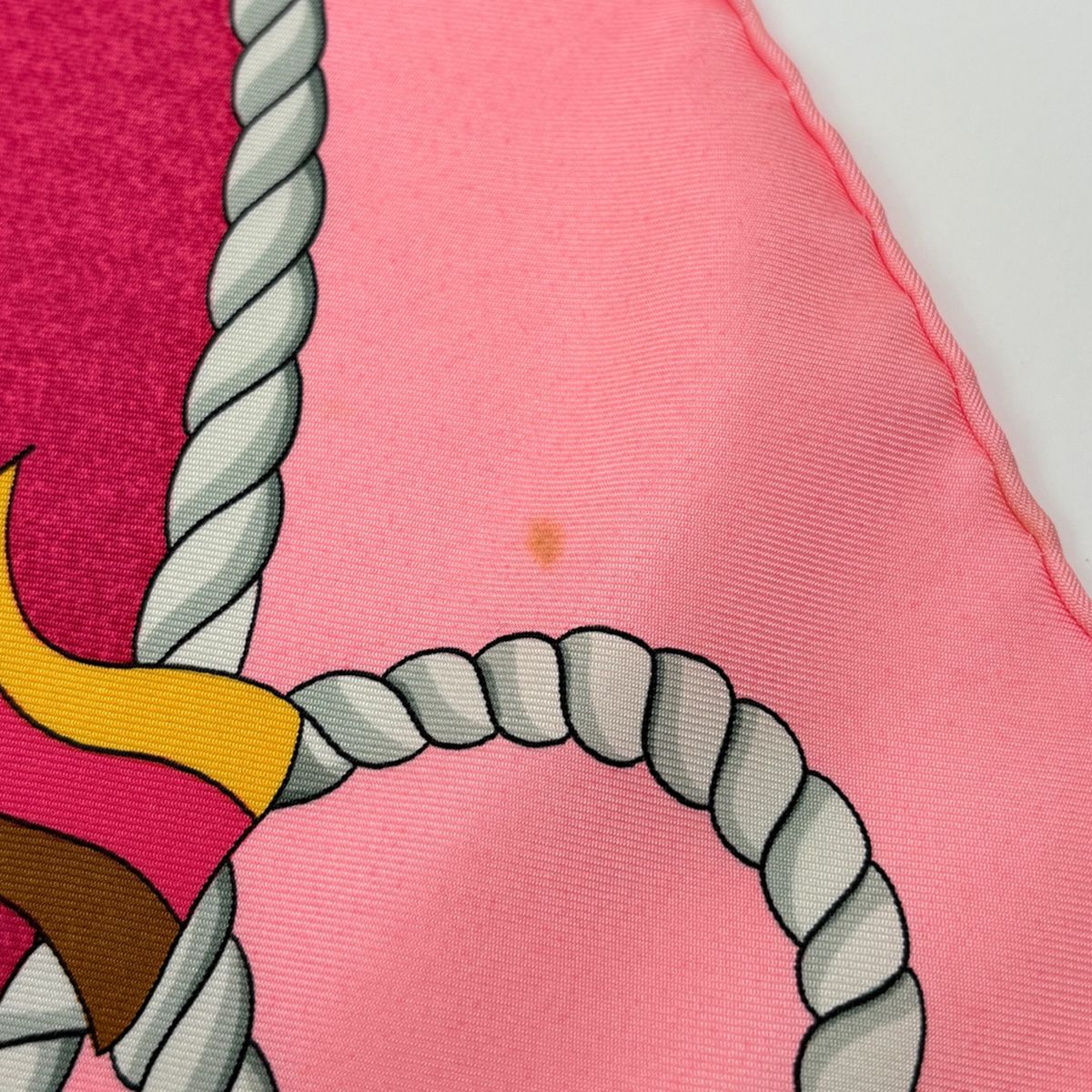 Hermes Carre 90 les Folies du Ciel Scarf Sky Madness Silk Pink Multicolor — view 5