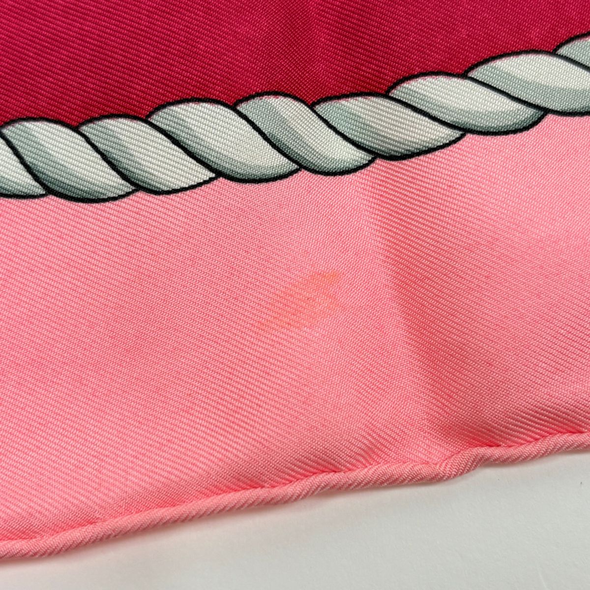Hermes Carre 90 les Folies du Ciel Scarf Sky Madness Silk Pink Multicolor — view 3