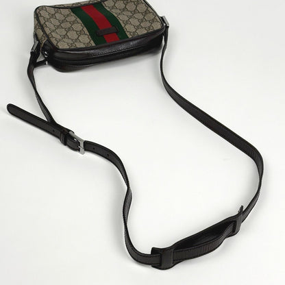Gucci Shoulder Bag GG Pattern Sherry Line Brown — view 6
