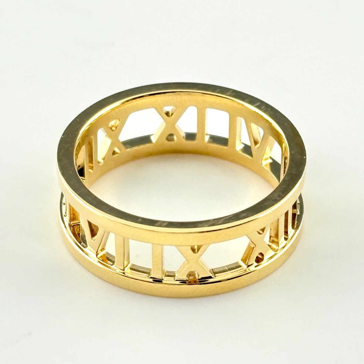 Tiffany & Co Atlas Open Yellow Gold Ring — view 2