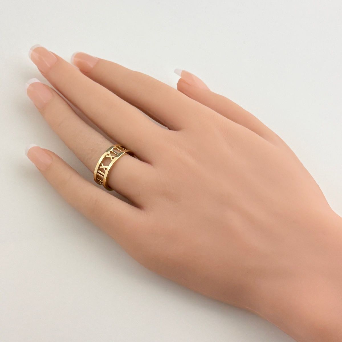 Tiffany & Co Atlas Open Yellow Gold Ring — view 3