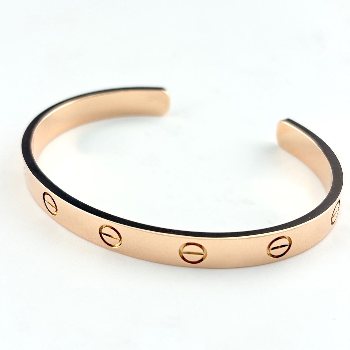 Cartier Love Open Pink Gold Bracelet Bangle