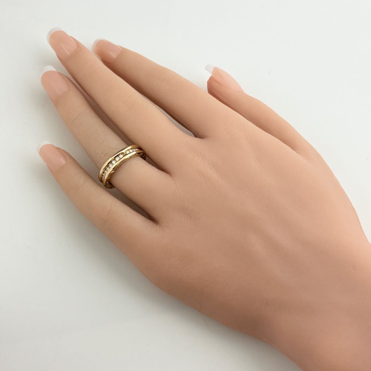 Bvlgari B.zero1 Yellow Gold Ring 750 Diamond — view 4
