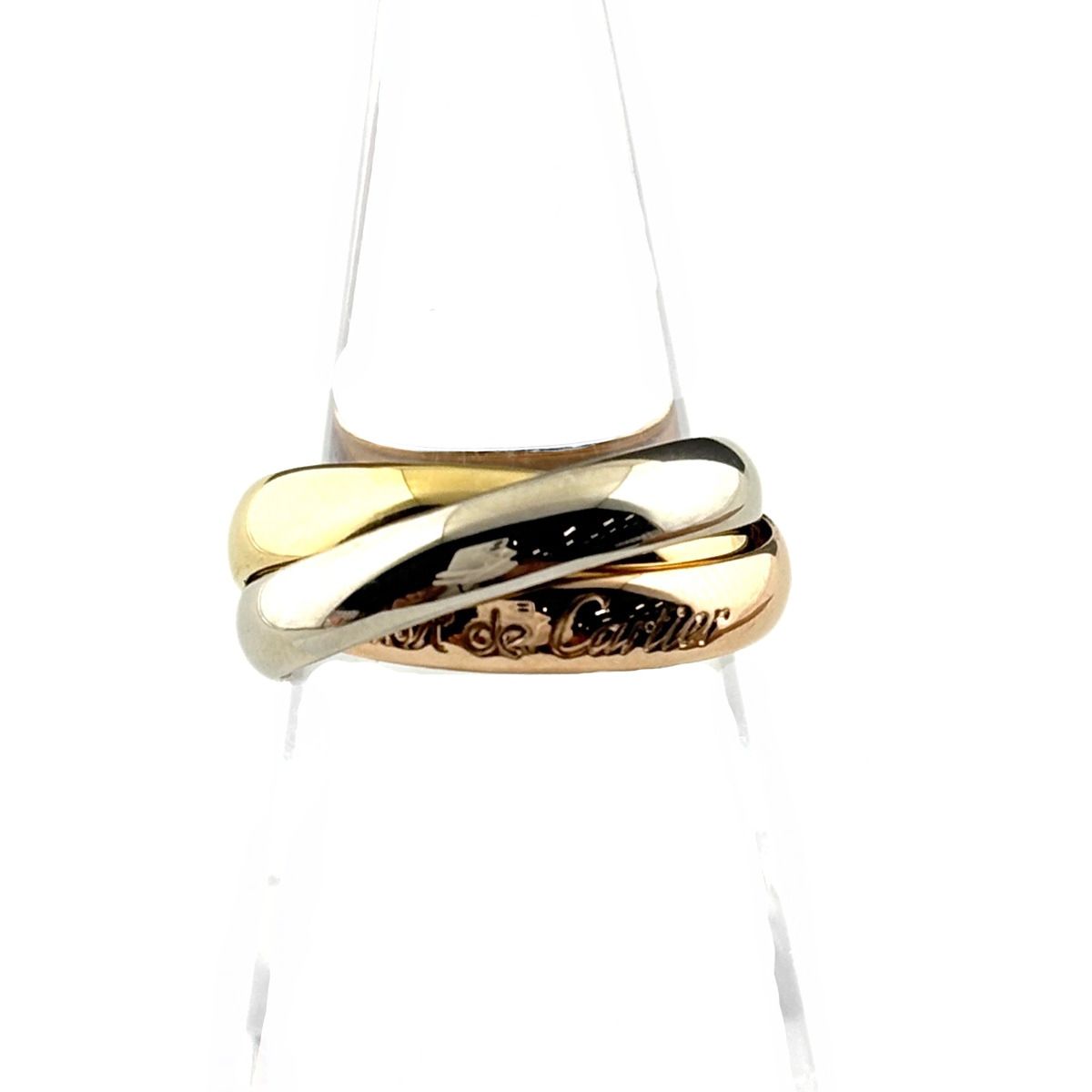 Cartier Trinity Yellow Gold Ring Three Color