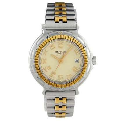 Hermes Captain Nemo Watch SS Quartz Ivory — view 2