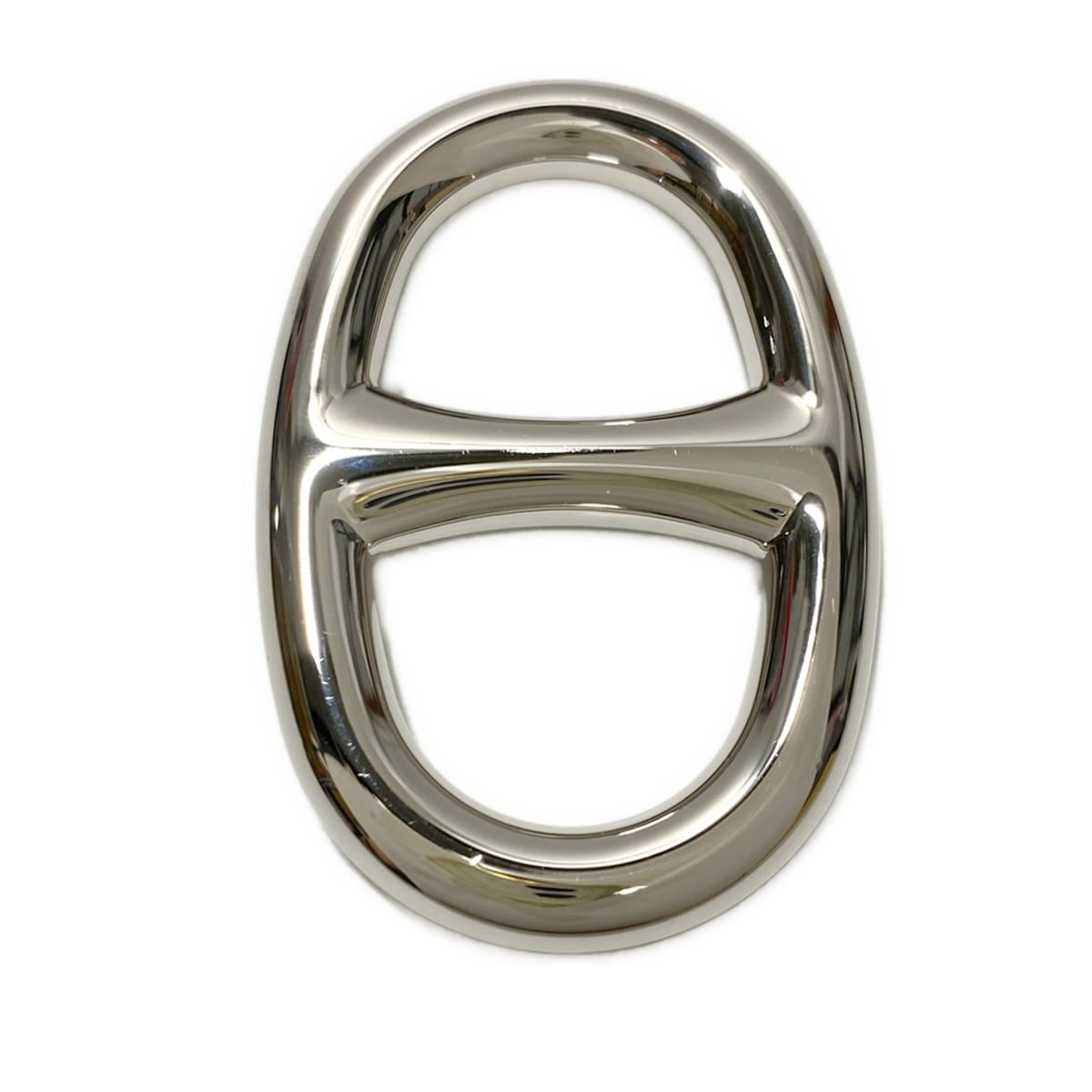 Hermes Scarf Ring Chaine D'ancre Silver — view 2