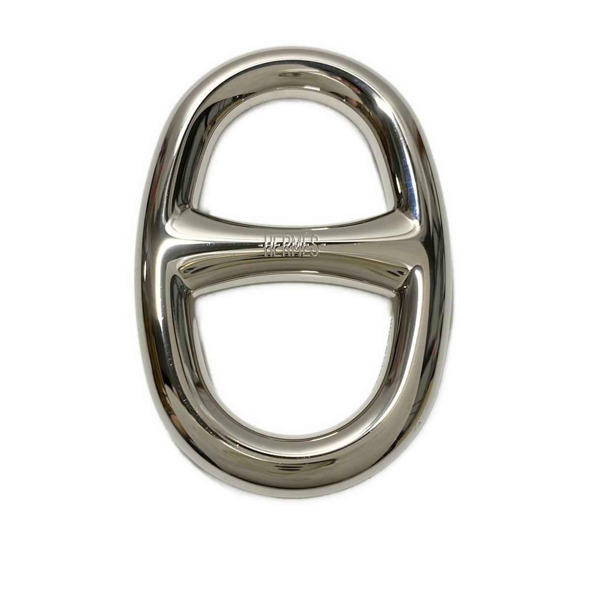 Hermes Scarf Ring Chaine D'ancre Silver