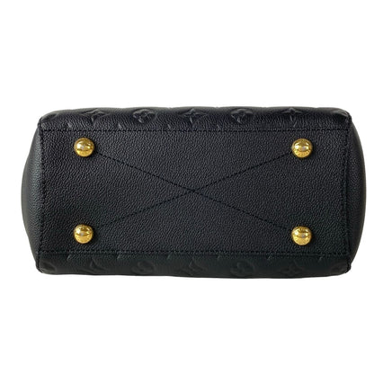 Louis Vuitton Handbag Monogram Empreinte Montaigne BB Noir Leather — view 5