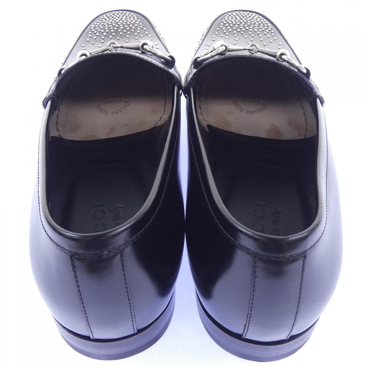 Gucci Studded Horsebit Loafers Shoes — view 6