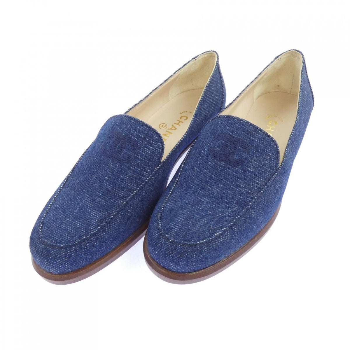 Chanel Vintage Sneakers Navy — view 3