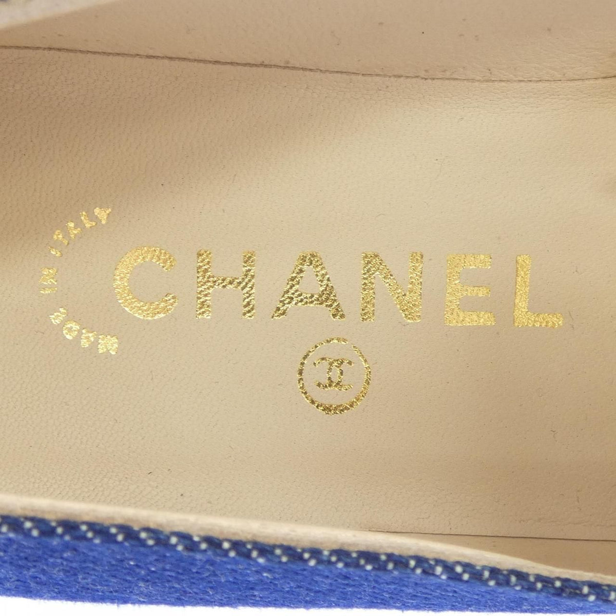 Chanel Vintage Sneakers Navy — view 6