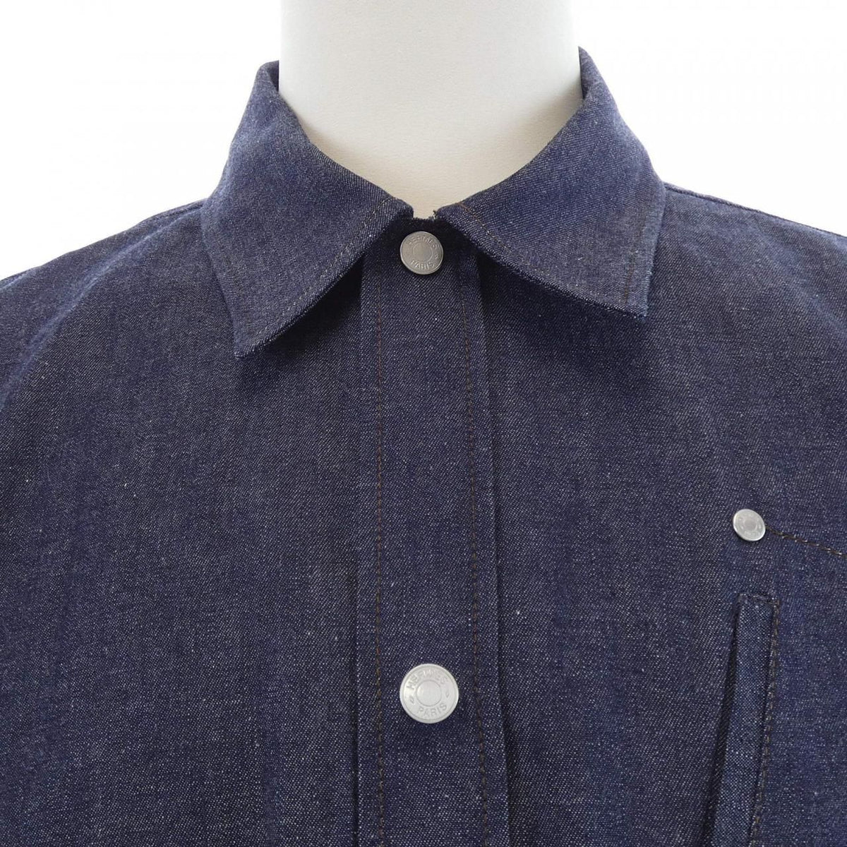 Hermes Overshirt Clou de Selle Shirt — view 5