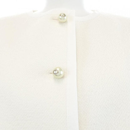 Dior Collarless Jacket White — view 5