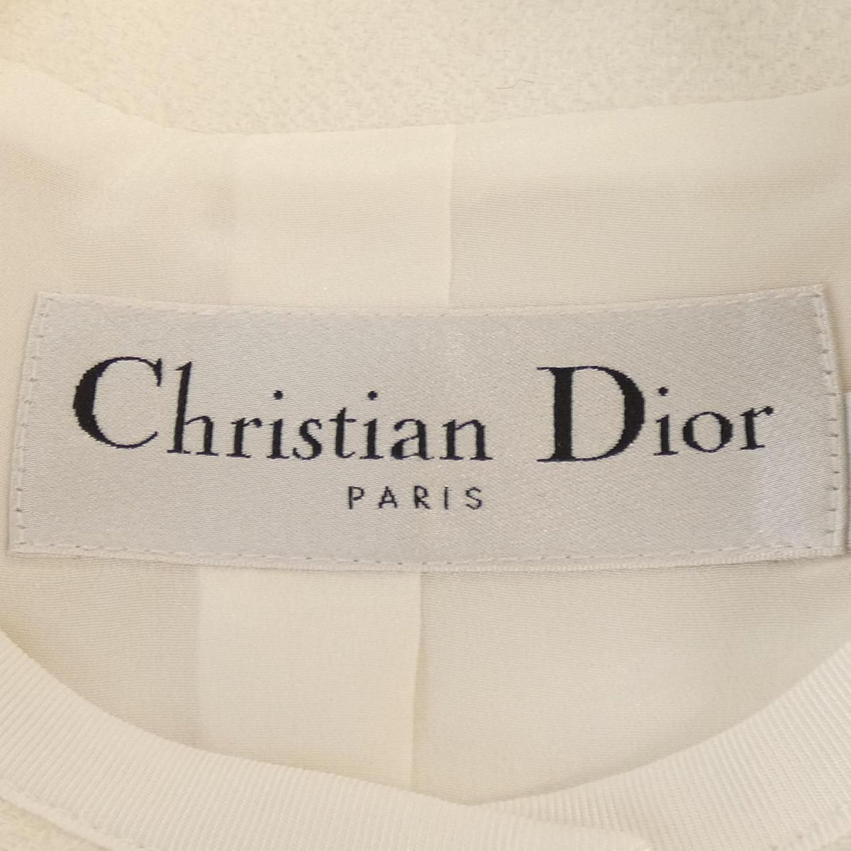 Dior Collarless Jacket White — view 4