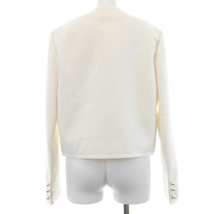 Dior Collarless Jacket White — view 2