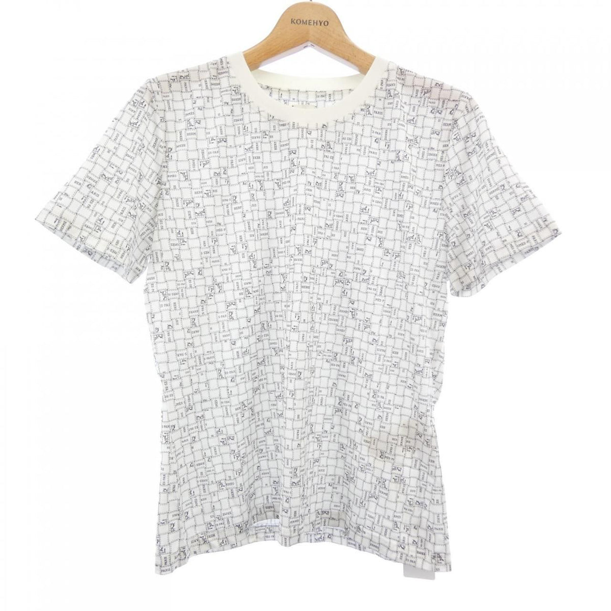 Hermes Bolduc AU Carre Check T-Shirt