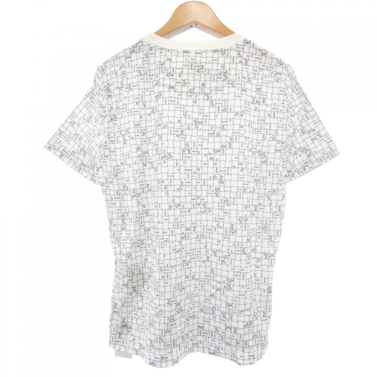 Hermes Bolduc AU Carre Check T-Shirt — view 2