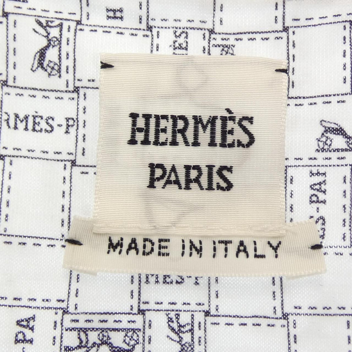 Hermes Bolduc AU Carre Check T-Shirt — view 4