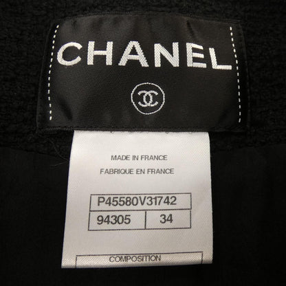 Chanel Collarless Jacket Black — view 4