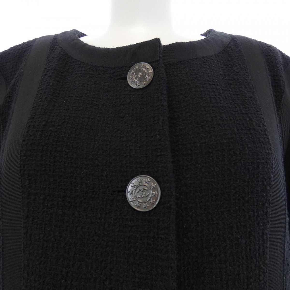 Chanel Collarless Jacket Black — view 5