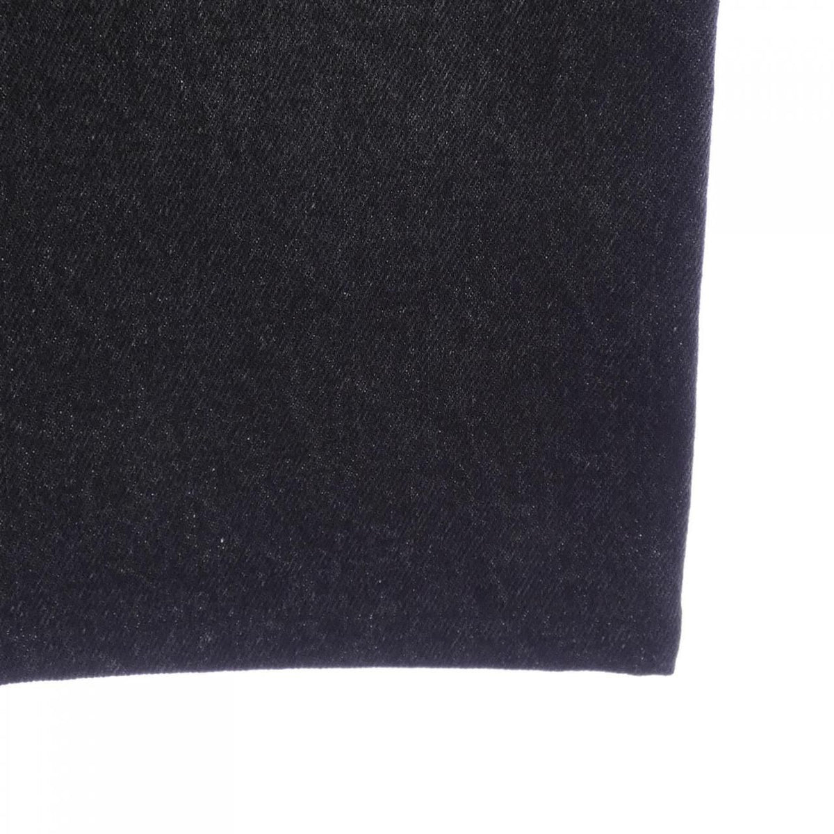 Prada Triangle Logo Denim Long Skirt — view 6