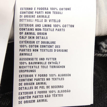 Prada Triangle Logo Denim Long Skirt — view 3