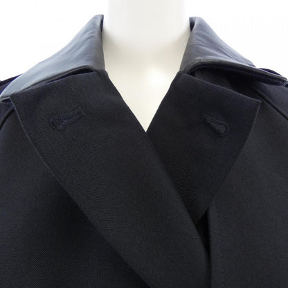 Hermes Coat Navy — view 5