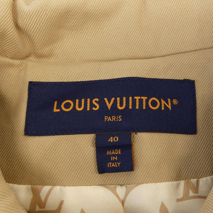 Louis Vuitton Oversized Detail Gabardine Coat — view 4